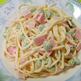 グリンピースとツナのスパゲティサラダ